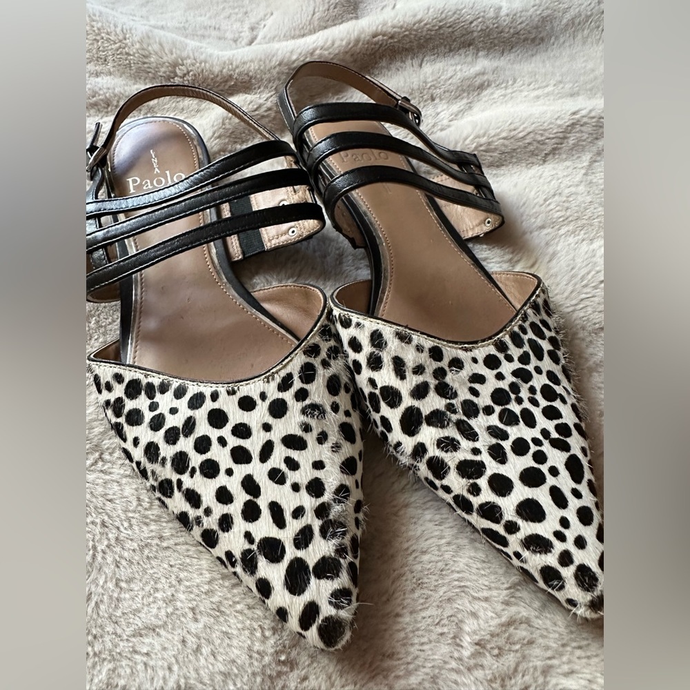 Linea Paolo Calf hair flats